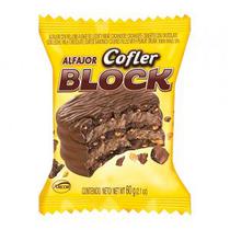 Alfajor Arcor Cofler Block com Recheio de Amendoim Cobertura de Chocolate Ao Leite 60G