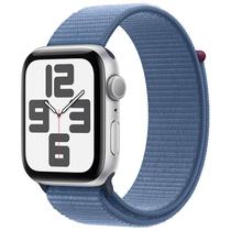 Apple Watch Se 2A Geracao (2023) Caixa de Aluminio Em Prata Correia Loop Esportiva Em Cor Azul 44 MM MREF3LL/A