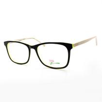 Oculos de Grau Feminino Visard 6214 54-17-140 Co.4 - Preto/Verde $