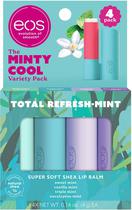 Protetor Labial Eos The Minty Cool Variety Pack 4G (4 Unidades)