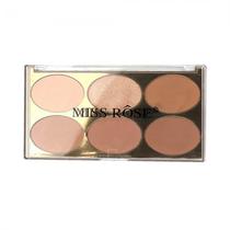 Paleta de Maquiagem Miss Rose 3D 6 Cores