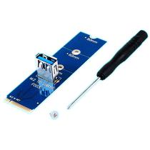 Adaptador M.2 PCI-Exp A USB 3.0 Mineracion