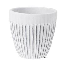Maceta de Ceramica KPM 033444 11.5 X 11.5 CM Blanco