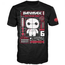 Camiseta Funko Pop Tees Big Hero 6: Baymax Tech - Tamanho G