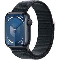 Apple Watch Series 9 Caixa de Aluminio Em Meia-Noite e Correia Esportiva Loop Em Cor Meia-Noite 41 MM MR8Y3LL/A