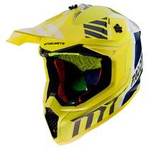 Capacete MT Helmets Falcon Warrior A3 - Fechado - Tamanho M - Gloss Pearl Yellow