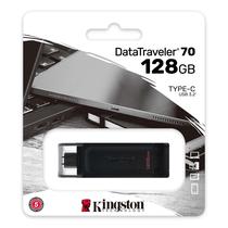 Pendrive Kingston Datatraveler 70 USB-C 3.1 128GB (DT70/128GB)