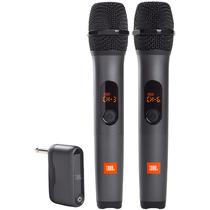 Sistema de Microfone Sem Fio JBL Wireless Microphone Set com 2 Microfones - Preto