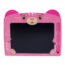 Painel de Escritura Tablet Luo LCD 8.5" Pulegadas LU-A76 Digital Grafico Eletronico Portatil Placa de Desenho Manuscrito Pad para Criancas Adultos Casa Escola Escritorio - Rosa