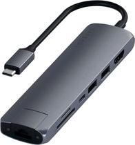 Adaptador USB-C Slim Multiport With Ethernet Hub Satechi ST-UCSMA3M