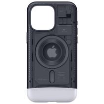 Case para iPhone 15 Pro Spigen Classic C1 Magfit ACS06742 - Graphite
