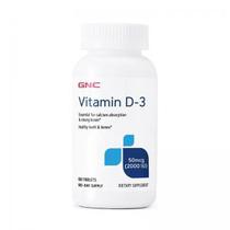 Vitamina D3 125MCG 2000IU GNC 180 Capsulas