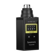 Transmissor Sem Fio Saramonic SR-XLR4C de Plug-On para Microfone com 4 Canais VHF - Preto