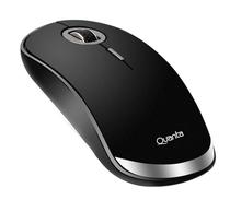 Mouse Sem Fio Quanta QTMS20 USB de 1.600 Dpi - Preto/ Cinza