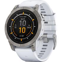 Relogio Smartwatch Garmin Epix Pro (Gen 2) Sapphire 47 MM - Titanium/Whitestone (010-02803-20)