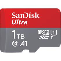 Cartão de Memória Micro SD Sandisk Ultra 150 MB/s C10 U1 1 TB com Adaptador (SDSQUAC-1T00-GN6MA)