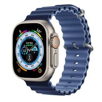 Relogio Inteligente Smartwatch Z70 Ultra Big 2.01" 49MM com Bluetooth - Azul Marinho
