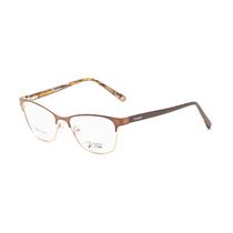 Armacao para Oculos de Grau Visard B2333Z C2 Tam. 52-18-135MM - Marrom/Animal Print
