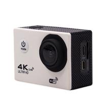 Camera de Video Sport 4K Ultra HD DV 2.4G Camera de Acao Esportiva 16.0M / Wifi / A Prova de Agua - Branco/Preto