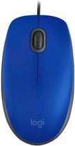 Mouse com Fio Logitech M110 Silent 910-006662 Azul