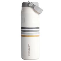 Garrafa Termica Stanley The Aerolight Iceflow Flip Straw 10-11283-180 - 710ML - com Bico - Cream Ash Stripe