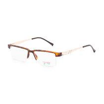 Armacao para Oculos de Grau Visard DC7047 C4 Tam. 52-18-140MM - Animal Print/Dourado