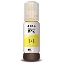 Refil de Tinta Epson T504 420-Al - para Impressora Epson - Amarelo - 70ML