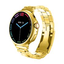 Relogio Inteligente Smartwatch GS Wear G10 Gold com Duas Pulseiras ( Dourado de Aco Inox / Preto de Silicone) - Dourado