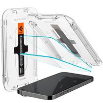 Pelicula para iPhone 14 Pro Spigen Glas TR Ez Fit AGL05214 - 2 Unidades