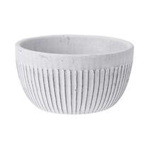 Maceta de Ceramica KPM 033447 19 X 10 CM Blanco