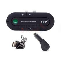 Kit Veicular Bluetooth Sem Fio Luo LU-B10 com Auto Connect e Transmissao de Voz - Preto