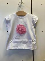 Chicco Fashion Camiseta M/C Tela 6M+ s/C