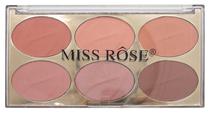 Palette Blush Miss Rose 7004-017N2 - 19.2G (6 Cores)
