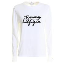 Camiseta Tommy Hilfiger Feminina WW0WW26682-YBR-00 s White