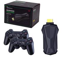 Console Game Stick Portatil Lite Game Blulory D10 com 2 Controles / USB / 5V - Preto