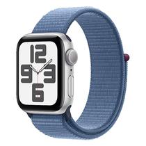 Apple Watch Se 2 40MM MRE33LL/A 2023 com Pulseira Sport Loop / Aluminium Case - Silver/Winter Blue