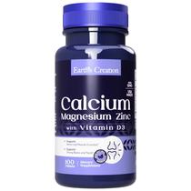 Suplemento Earths Creation Calcium, Magnesium, Zinc Con Vitamin D3 - 100 Capsulas
