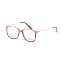 Armacao para Oculos de Grau Visard VS4026 C1 Tam. 50-18-140MM - Marrom/Dourado