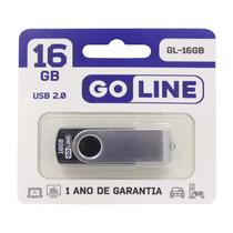 Pendrive Goline 16GB GL-16GB / USB 2.0 - Preto