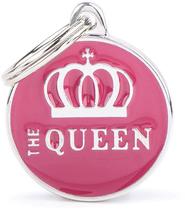 Medalha de Identificacao Myfamily Charms Tamanho Medio "The Queen" CH17MQUEEN