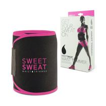Cinta Redutora Fitness Sweet Sweat Waist Trimmer UB539-V1 - Preto/Rosa