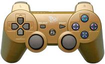 Controle Sem Fio Play Game Doubleshock para PS3 - Gold