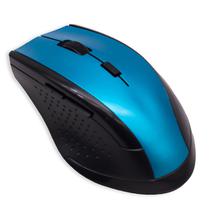 Mouse Dpi Sem Fio Wireless 7300 2.4GHZ / 1600 Dpi / 10 Metros de Alcance - Preto/Azul
