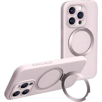 Estojo Protetor Smart Vision para iPhone 15 Pro 360 - Rosa
