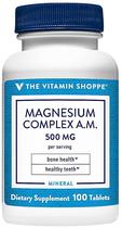 The Vitamin Shoppe Magnesium Complex A.M. 500MG (100 Tabletas)