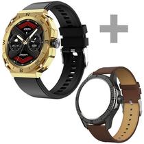 Smartwatch Blulory RT com NFC/Bluetooth - Dourado/Preto