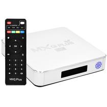 TV Box MXQ Plus 5G 8K Ultra HD com Wi-Fi 256GB + 32GB de Ram Bivolt - Branco