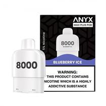 Cartucho de Substituicao Anyx Max Plus Refill 8000 Puffs Blueberry Ice
