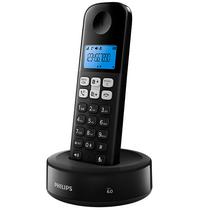 Telefone Sem Fio Philips D130 D131 D1311B/77 com Identificador de Chamadas - Preto