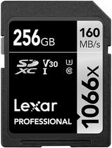 Cartão de Memória SDXC Uhs-I 1066X Lexar Professional 256GB 160MBS
